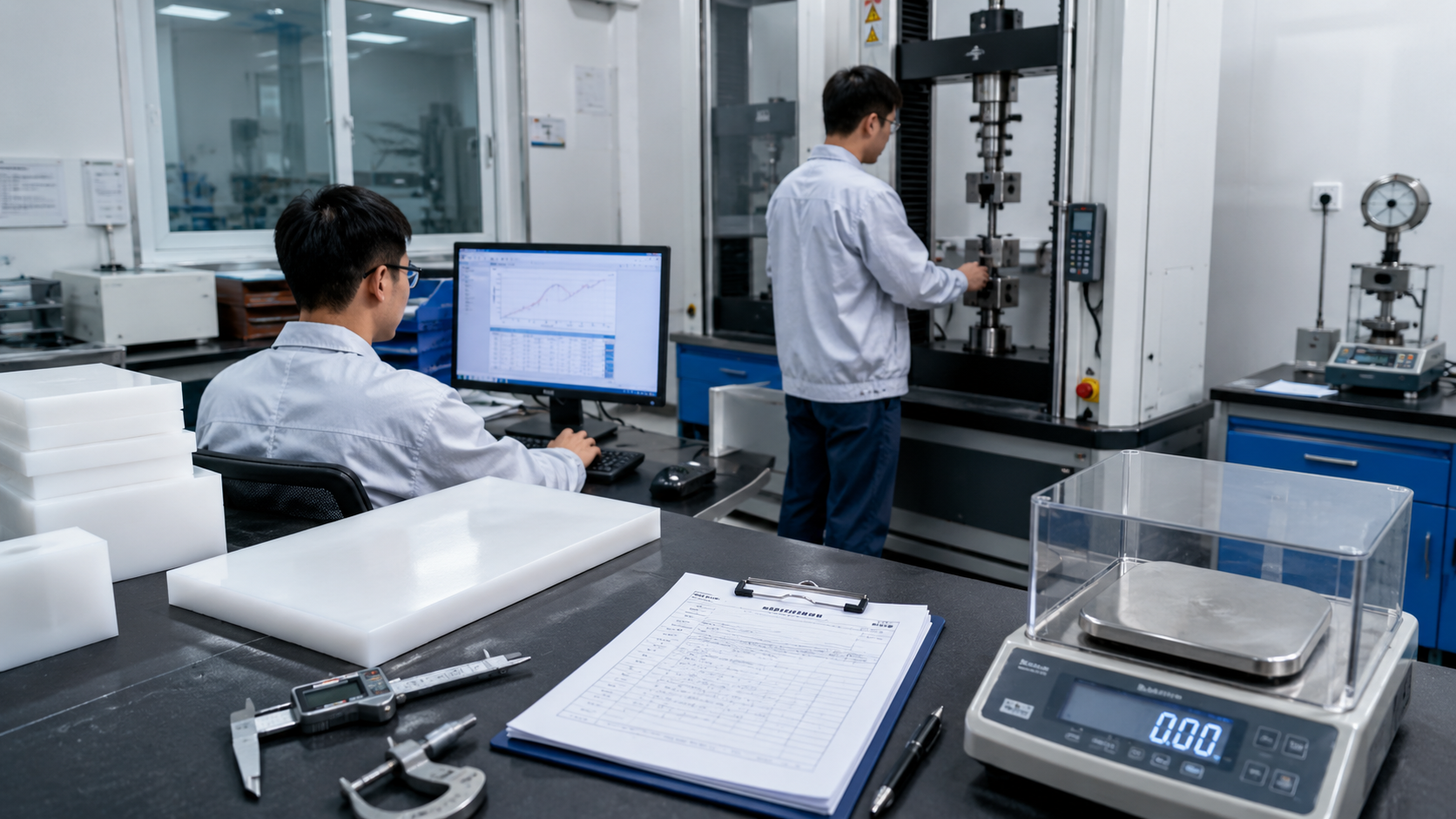 Testing Laboratory for UHMWPE industrial website